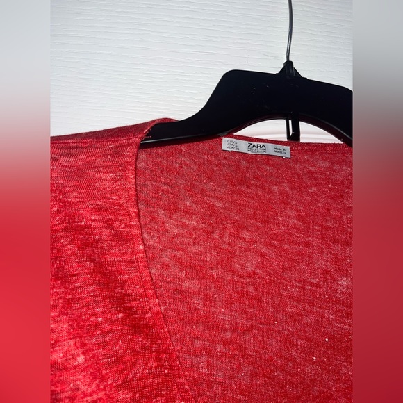 Zara Wrap top 100% linen - Picture 3 of 3